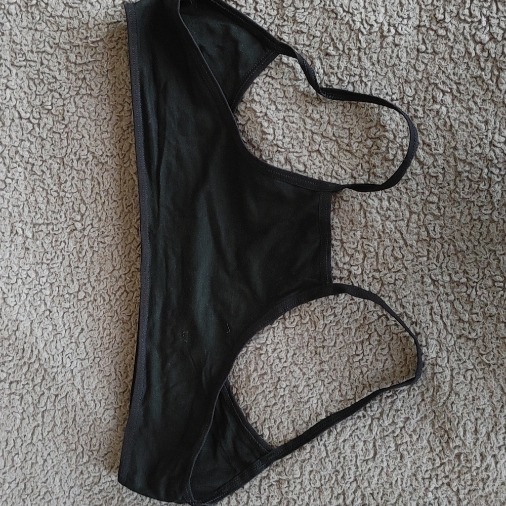 Black crotchless panties, size L, NWOT
